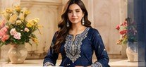Navy designer suit